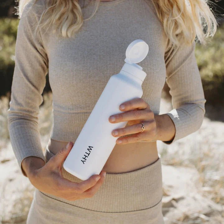 750ml Sugarcane Drink Bottle - Pure White - Sup Yo