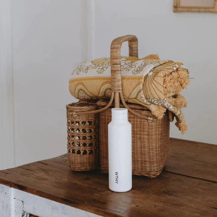 750ml Sugarcane Drink Bottle - Pure White - Sup Yo