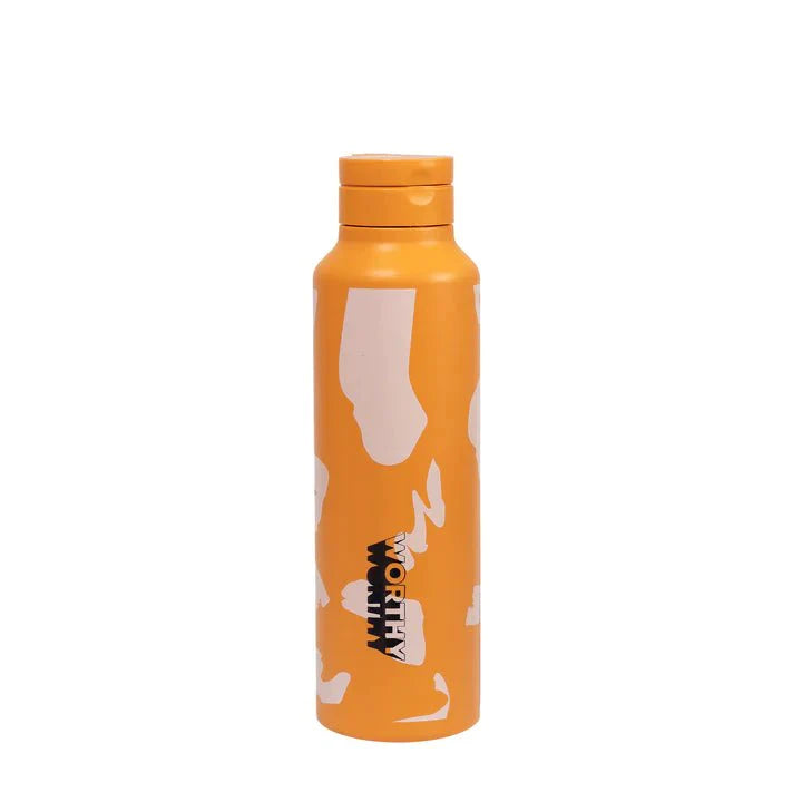 750ml Sugarcane Drink Bottle - Retro Orange - Sup Yo