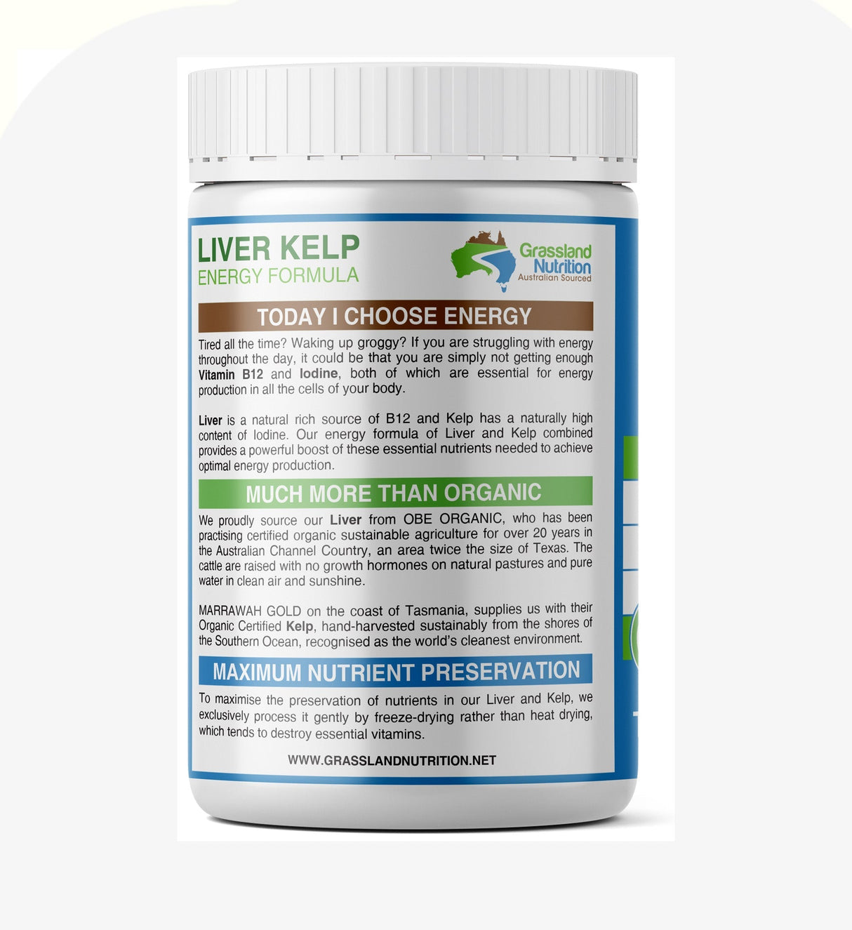 Beef Liver & Kelp Capsules - Sup Yo