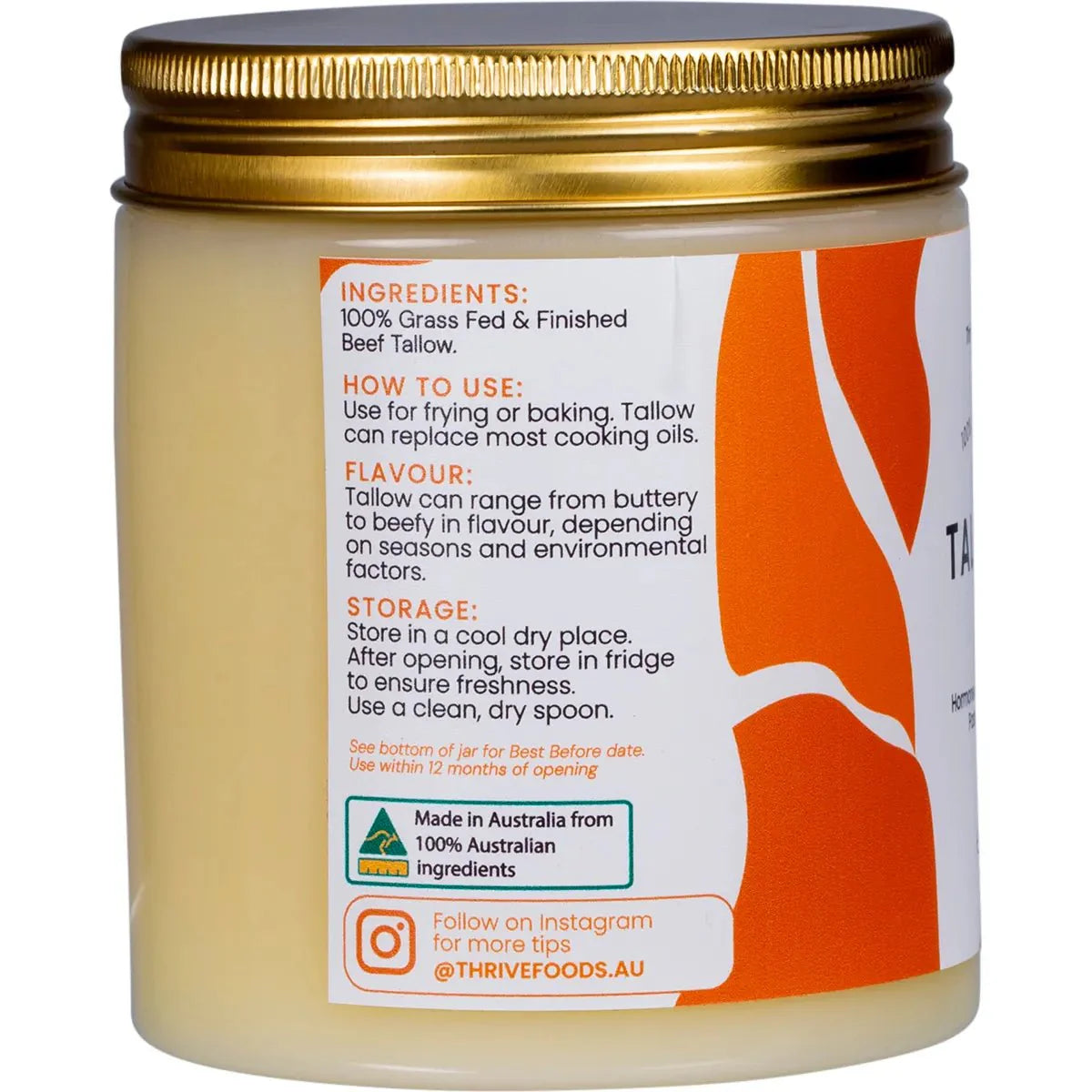 100% Grass Fed Tallow - 250ml - Sup Yo