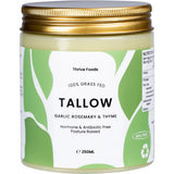 100% Grass Fed Tallow - Garlic, Rosemary & Thyme - 250ml - Sup Yo