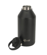 2L Insulated Adventure Bottle - Black - Sup Yo