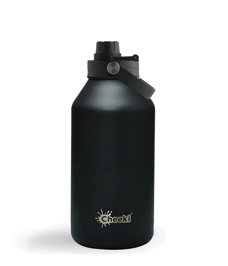 2L Insulated Adventure Bottle - Black - Sup Yo