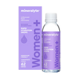 Mineralyte Women+ unflavoured liquid electrolyte drops, 125 mL bottle and box