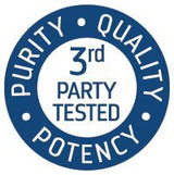 Trace Minerals purity and potency seal highlighting 3rd party tested quality for 40,000 Volts - Electrolyte Concentrate - 237ml