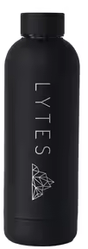 500ml Stainless Steel Drink Bottle - Indigo by LYTES, sleek black design, ideal for Dirty Keto and Low Carb lifestyles.