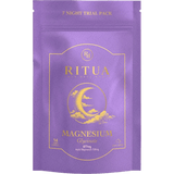 7 Night Trial Pack Magnesium Glycinate - 14 Capsules by Ritua in purple resealable pouch from OOS and oospacks collections