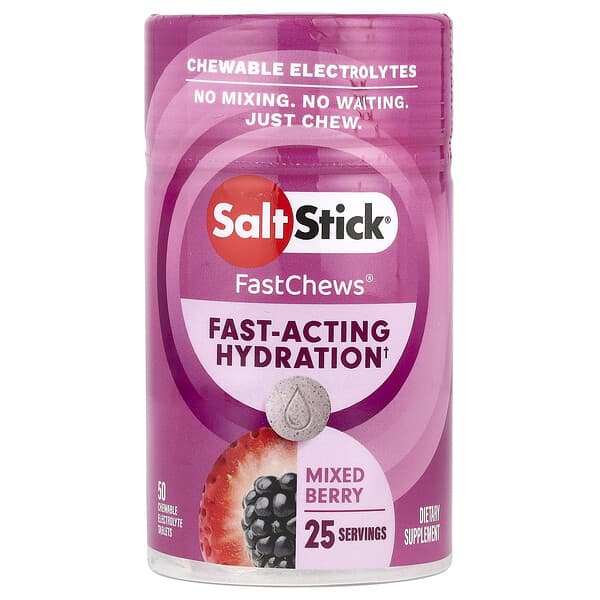 FastChews - Chewable Electrolytes - Mixed Berry - 25 Serves