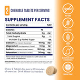 FastChews - Chewable Electrolytes - Tart Orange - 25 Serves