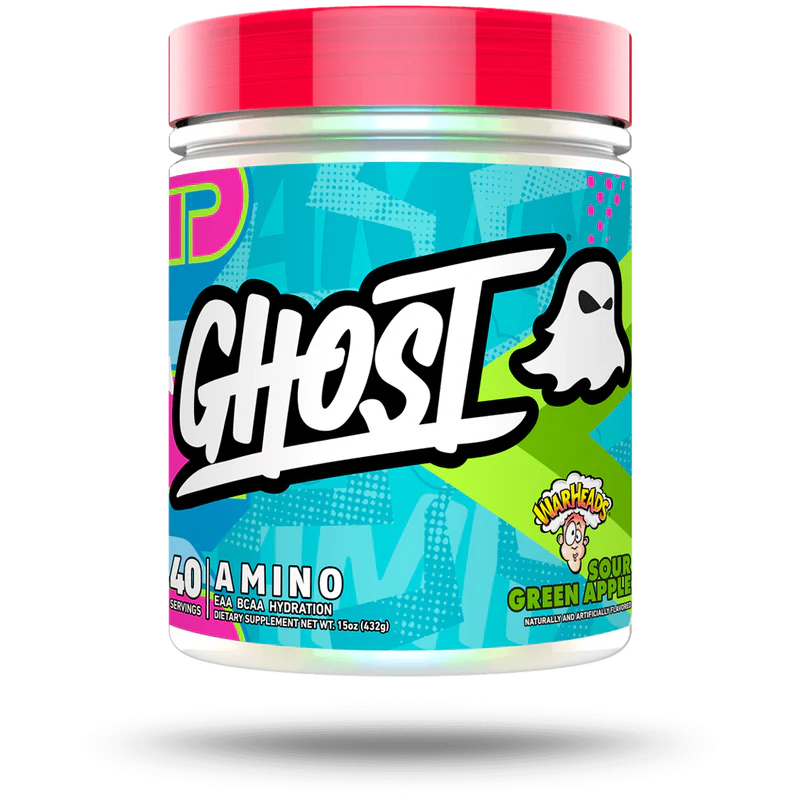 GHOST® AMINO -  SOUR GREEN APPLE - 40 Serves