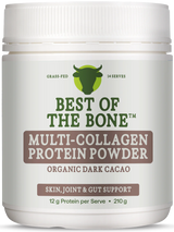 Multi-Collagen Protein Peptides - Raw Organic Cacao - 210g