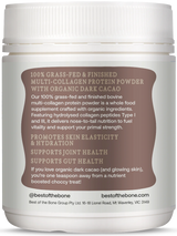 Multi-Collagen Protein Peptides - Raw Organic Cacao - 210g