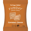Funday Caramel Chews - 45g pack, no sugar added, natural keto low carb caramel sweets.