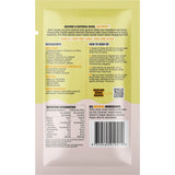 Back of Mingle Mexican Fajita Seasoning - 35g packet with ingredients, preparation, and nutrition details.