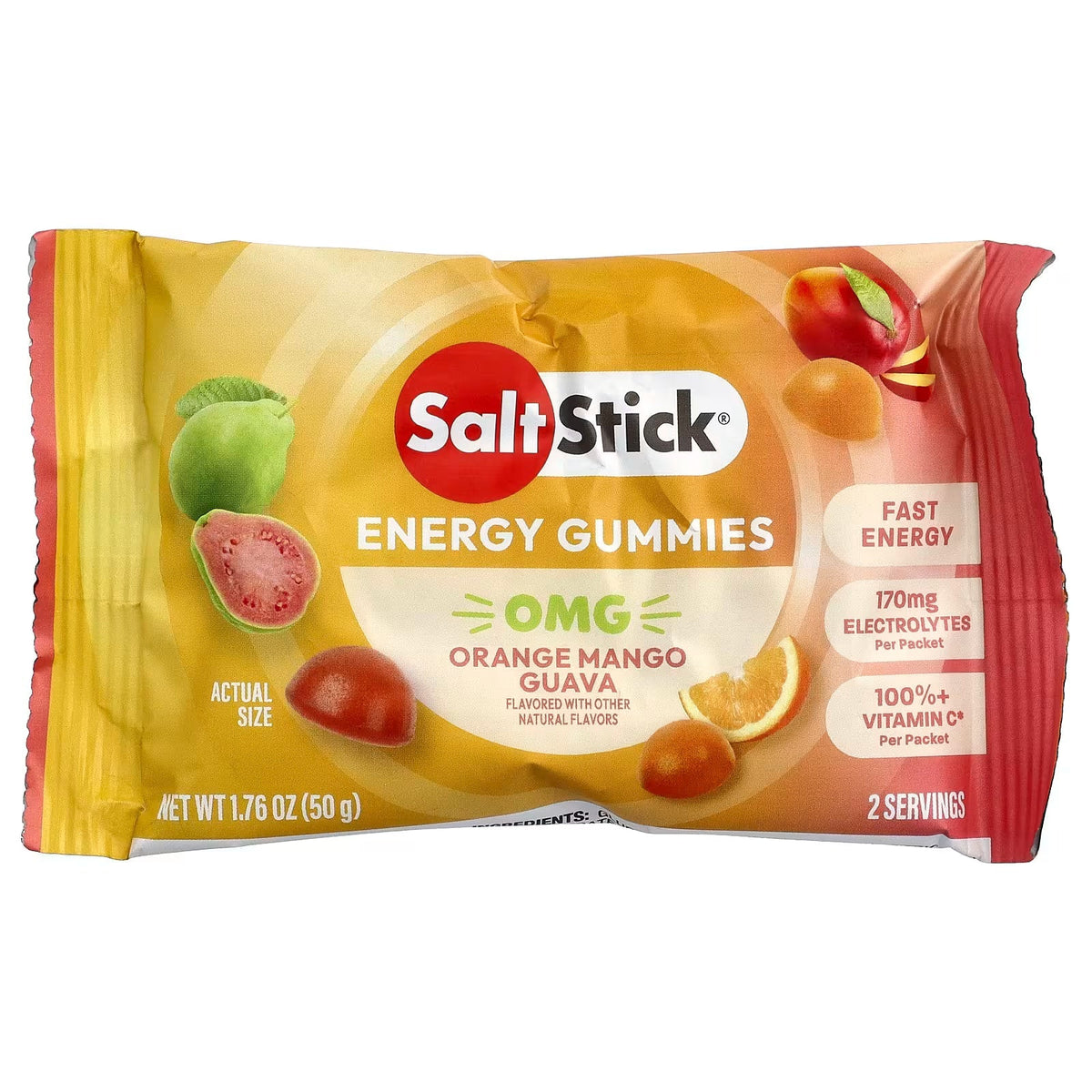 Energy Gummies -  OMG (Orange Mango Guava) - 2 Serves