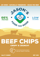 Beef Chips – Salty Sweet - 40g - Best Before 17 Apr 2026