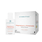 CYMBIOTIKA Magnesium L-Threonate - 30 Pouches in vanilla cream flavor with liposomal delivery dietary supplement packaging