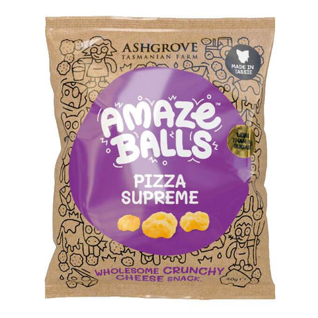 AmazeBalls - Pizza Supreme-Cheese Crisps-Yo Keto