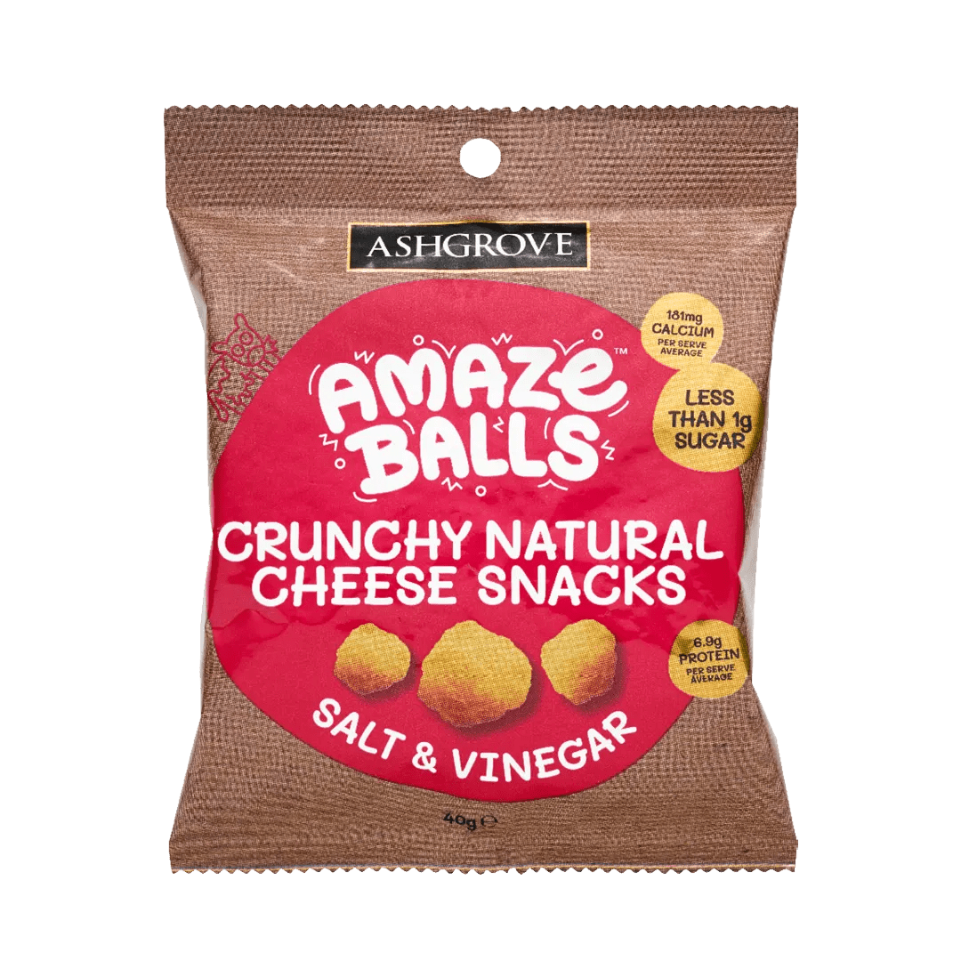 AmazeBalls - Salt & Vinegar - 40g - Expires 09 Jan 2026 - Yo Keto