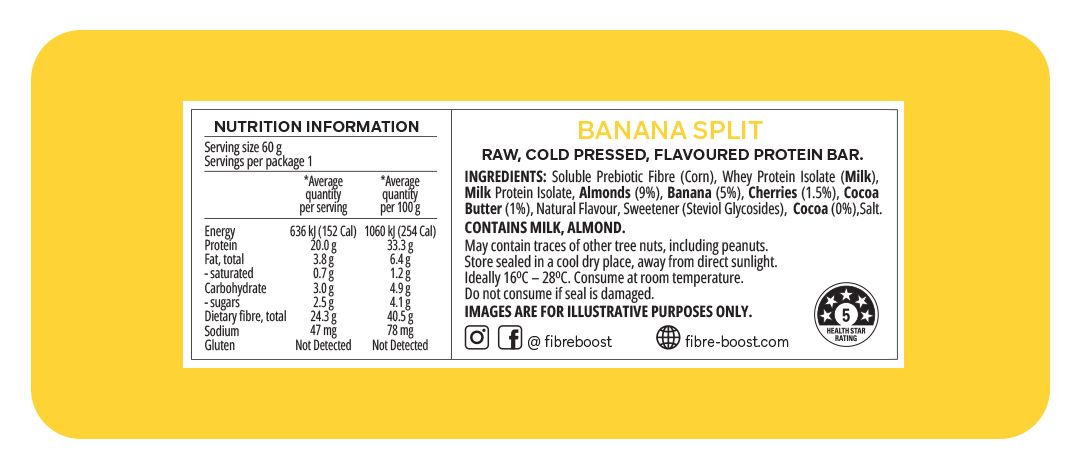 Banana Split Protein Bar - Sup Yo