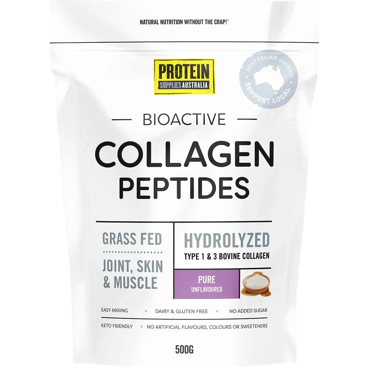 Bioactive Collagen Peptides - Pure - 500g - Sup Yo