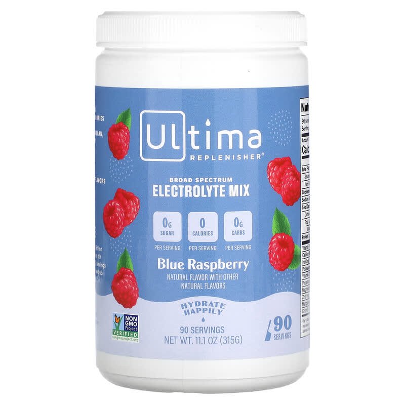 Blue Raspberry Electrolyte Drink Mix - 90 Serves - Yo Keto