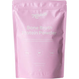 Bone Broth Protein Powder Strawberry - 500g by Mitchells Nutrition in pink resealable pouch from Protein & Collagen collection
