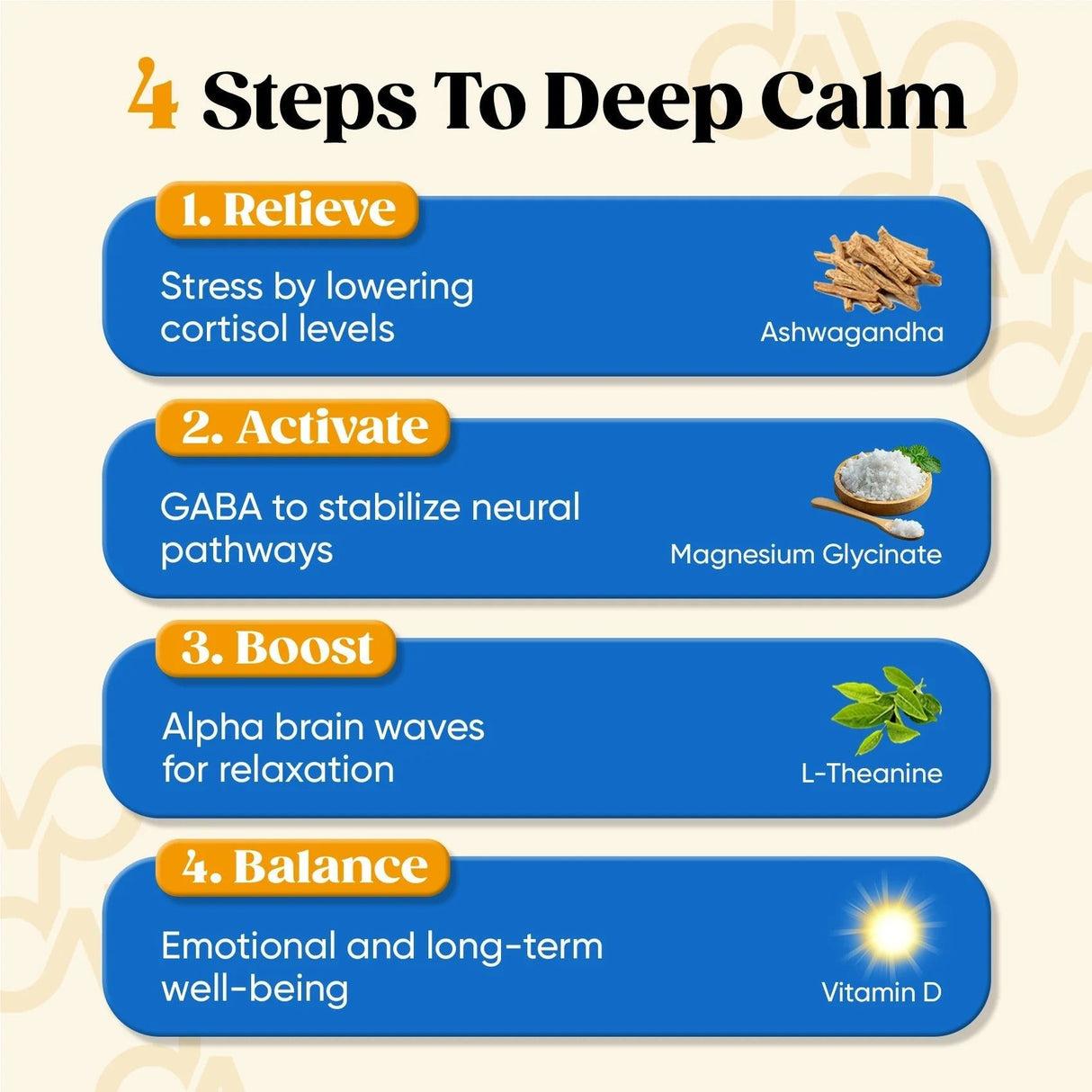 Calming Drink Mix + Magnesium Glycinate - Variety Pack - 16 Sticks