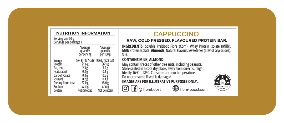 Cappuccino Protein Bar - Yo Keto