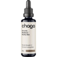 Bottle of Chaga Double Strength 2:1 Mushroom Liquid Extract - 60ml by Switch Nutrition, featuring immunity and skin health benefits in a dark dropper bottle.