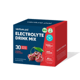 Cherry Electrolyte Drink Mix - 30 Sticks by Venture Pal, cherry flavor, high sodium and electrolytes for hydration support