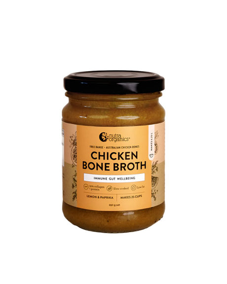Chicken Bone Broth Concentrate - Lemon & Paprika - 250g - Yo Keto