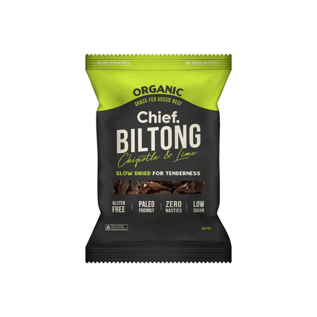 Chipotle & Lime Beef Biltong - 30g - Sup Yo