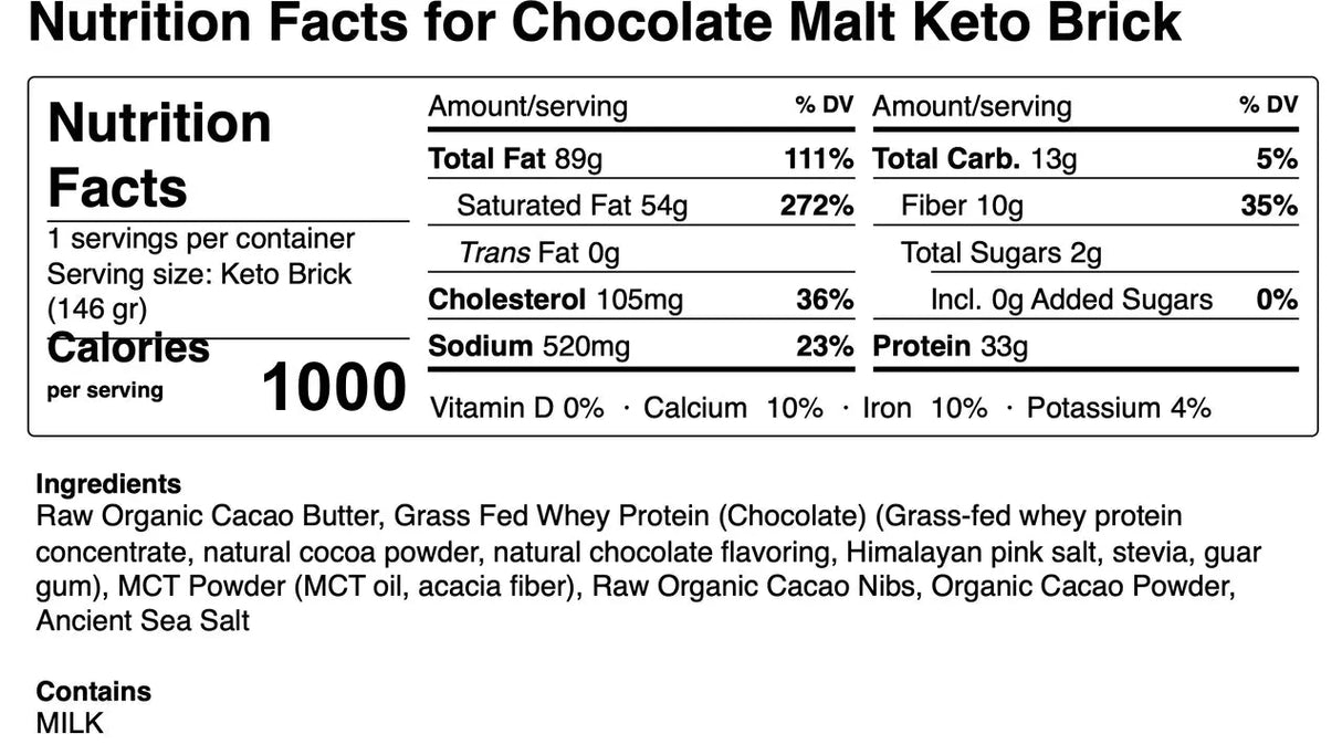 Chocolate Malt - Yo Keto