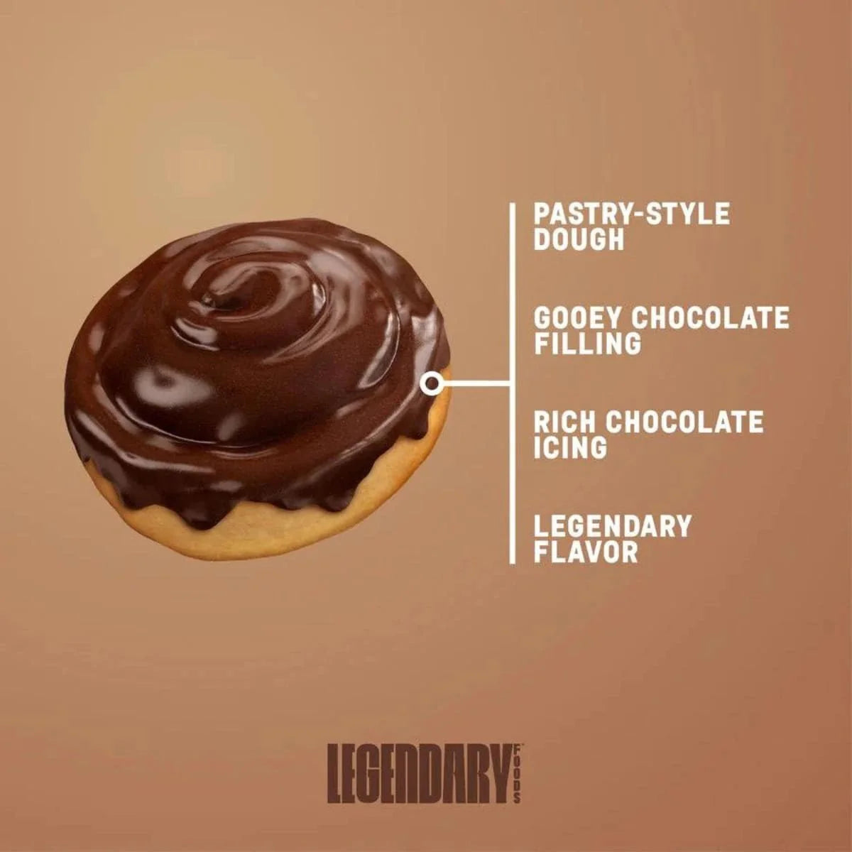 Chocolate Protein Sweet Roll - 67g - Sup Yo