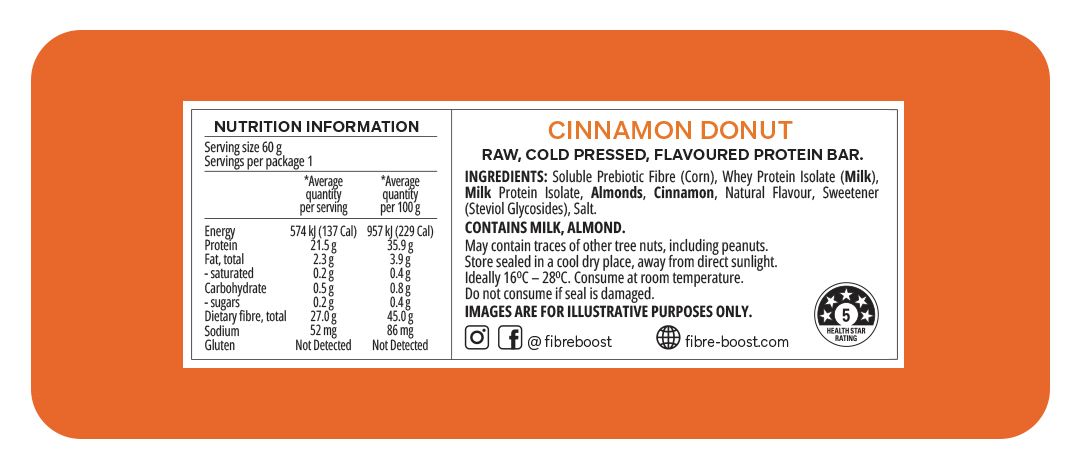 Cinnamon Donut Protein Bar - Yo Keto