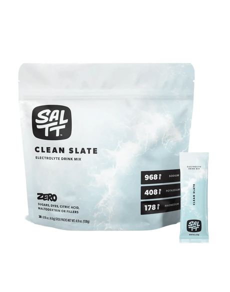 Clean Slate (Unflavoured) Electrolyte Drink Mix - 30 Sticks - Yo Keto