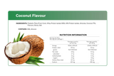 Nutrition panel for Coconut Smart Protein Bar - 60g by Smart Diet Solutions with ingredient and dietary information panel.