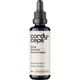Cordyceps 2:1 Mushroom Liquid Extract - 60ml by Switch Nutrition in a dark glass dropper bottle promoting energy, endurance, and reduced fatigue, suitable for keto and low carb lifestyles.