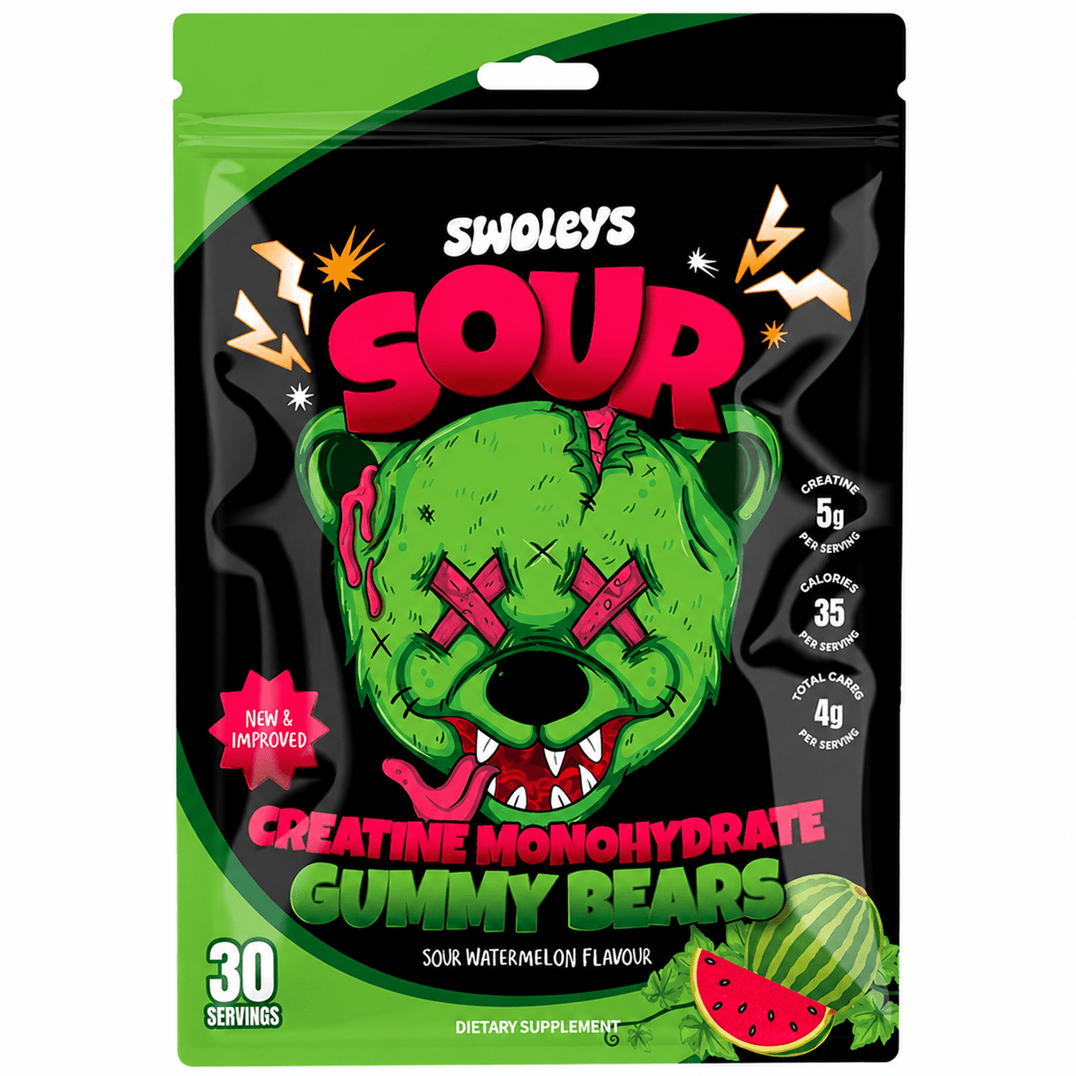 Creatine Gummy Bears - Sour Watermelon