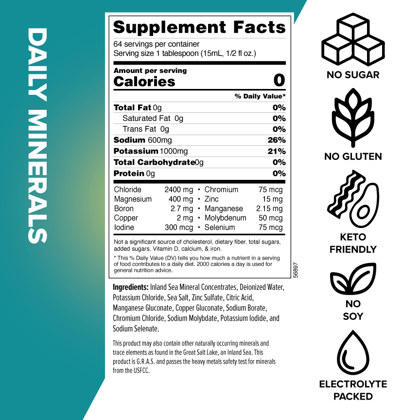 Daily Minerals - 946ml - Yo Keto