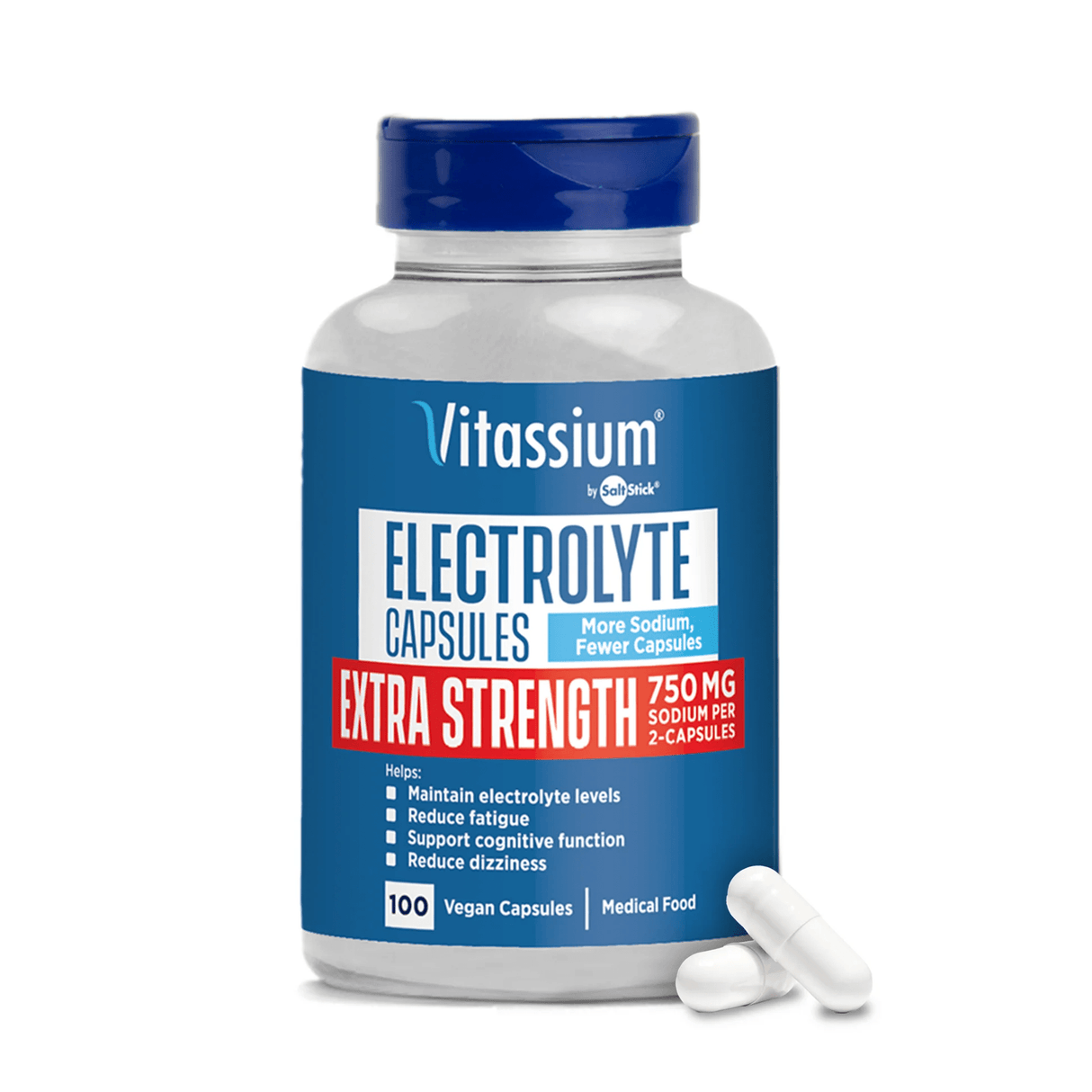 Extra Strength Electrolyte Capsules - 100 Capsules