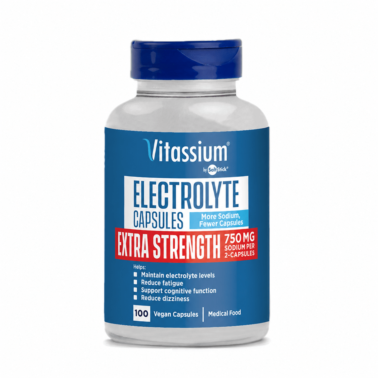 Extra Strength Electrolyte Capsules - 100 Capsules