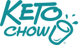 Keto Chow logo in teal color featuring stylized text and a drink cup icon for Fasting Drops - 24ml - Best Before 28 Feb 2026