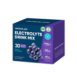 Grape Electrolyte Drink Mix - 30 Sticks by Venture Pal, hydrating powder in 30 grape-flavored stick packs.