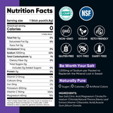 Nutrition facts and certifications for Grape Electrolyte Drink Mix - 30 Sticks by Venture Pal, from Drinks and Electrolytes collections.