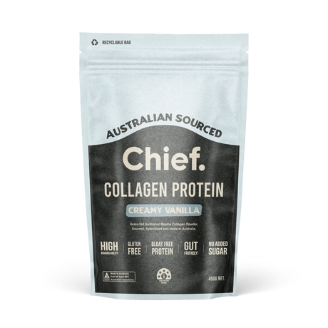 Grass-fed Collagen Protein Powder - Creamy Vanilla - 450g - Yo Keto