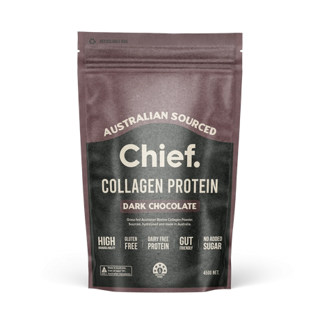 Grass-fed Collagen Protein Powder - Dark Chocolate - 450g - Yo Keto