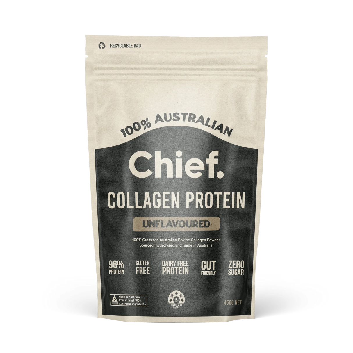 Grass-fed Collagen Protein Powder - Unflavoured - Yo Keto